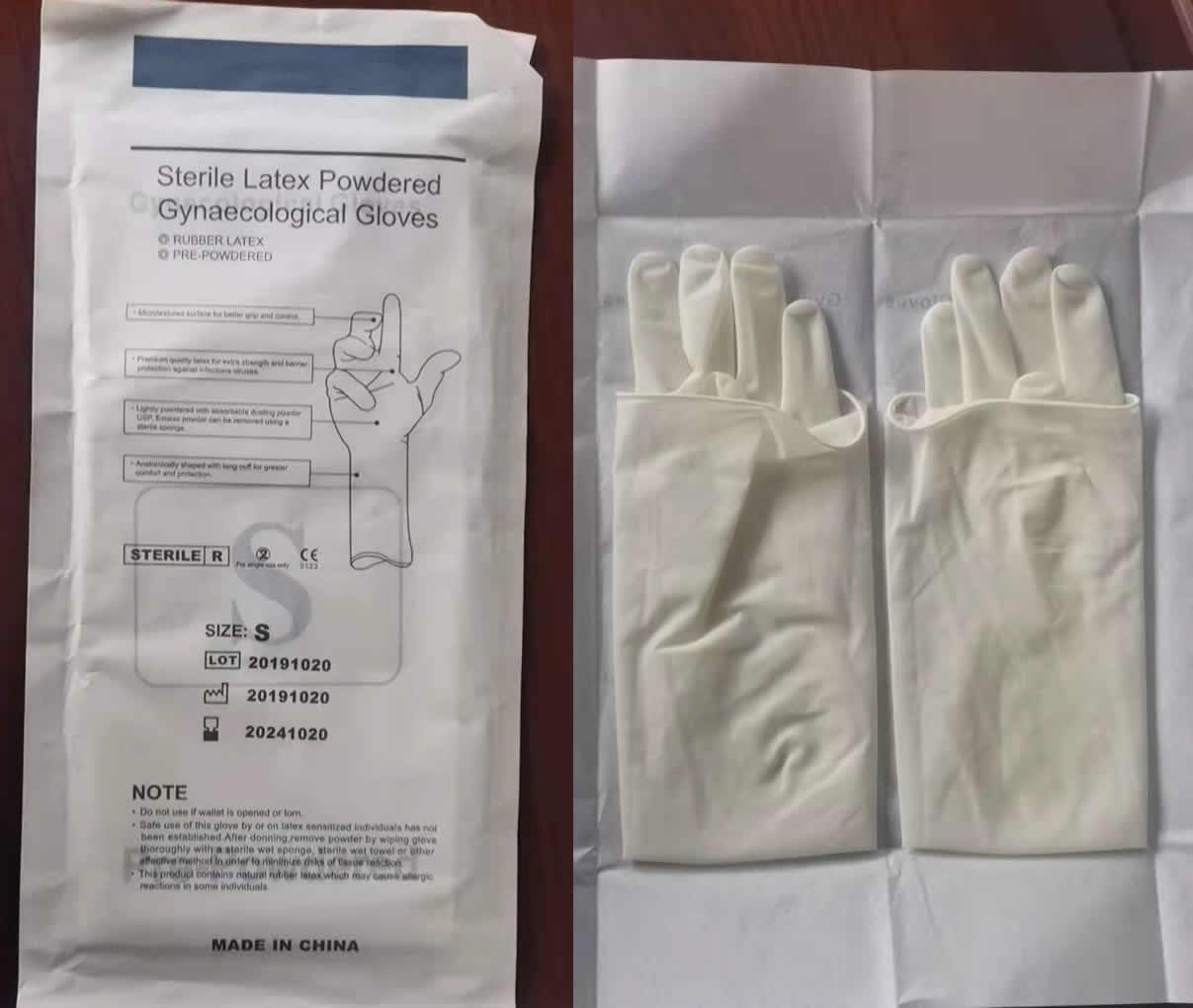 Latex Gynecological Gloves